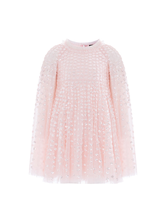 Raindrop Cape Kids Dress