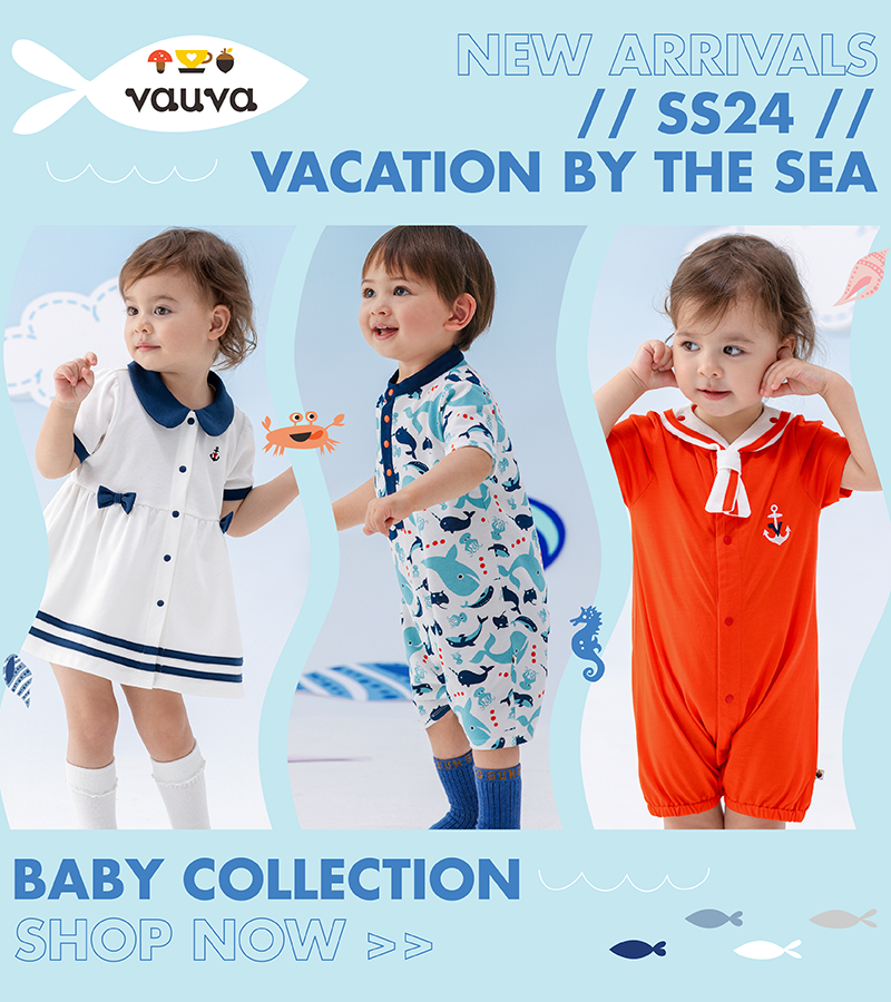 My Little Korner - Vauva SS24 Vacation by the sea baby Collection - mobile banner