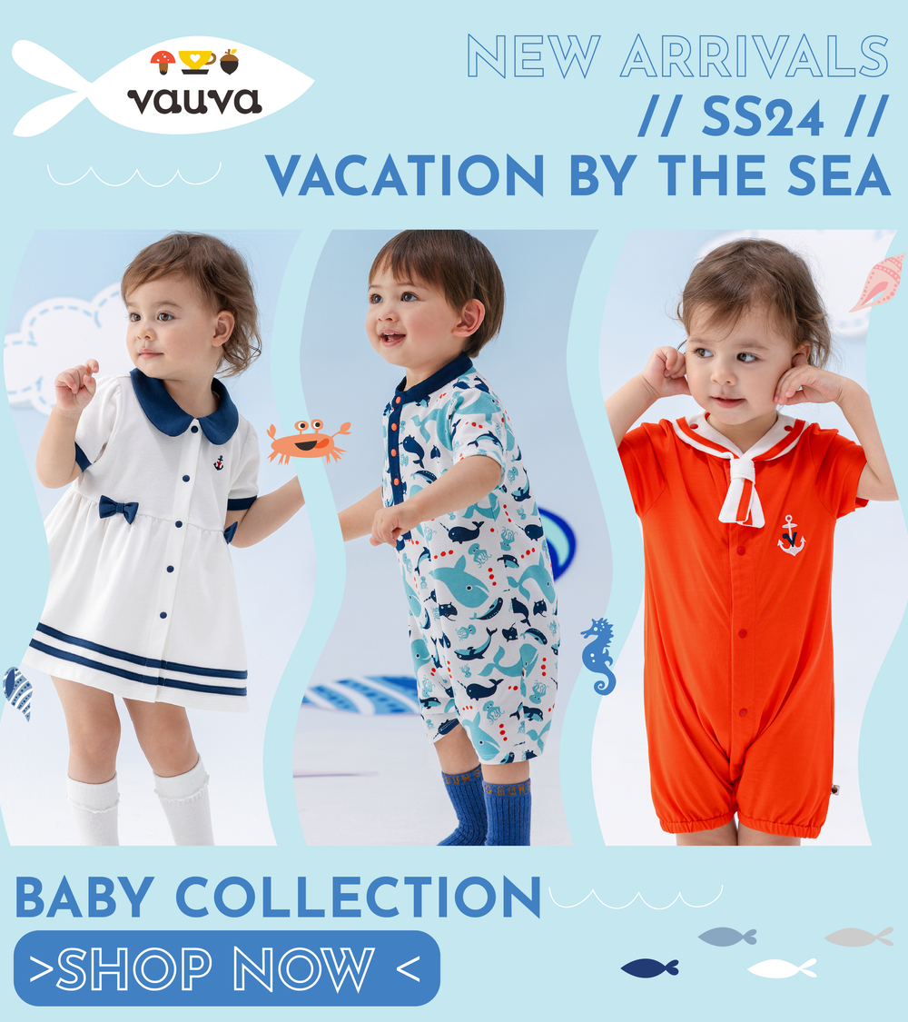My Little Korner - Vauva SS24 Vacation by the sea baby Collection - mobile banner