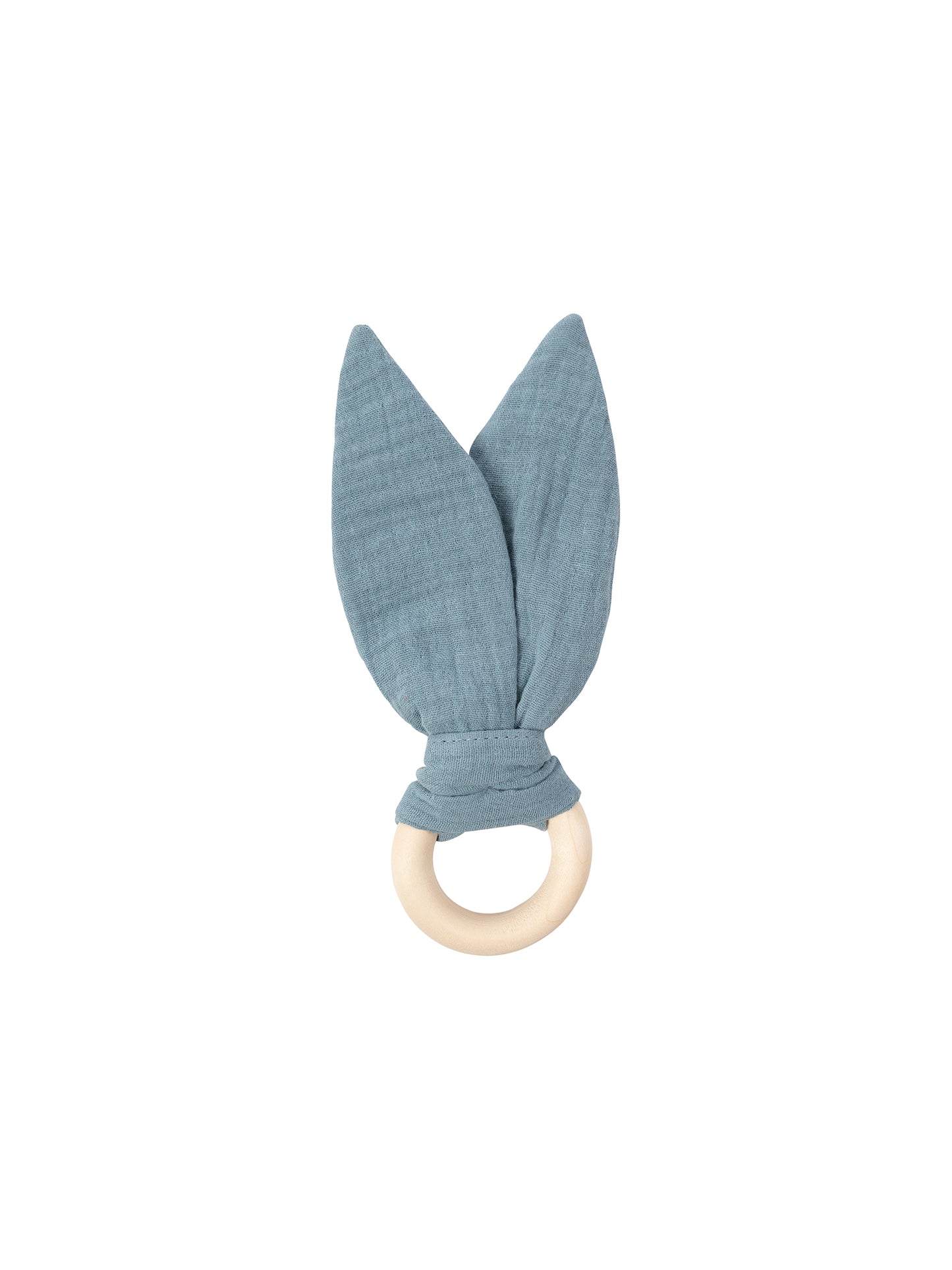 Muslin Ears With Wooden Ring (GOTS)