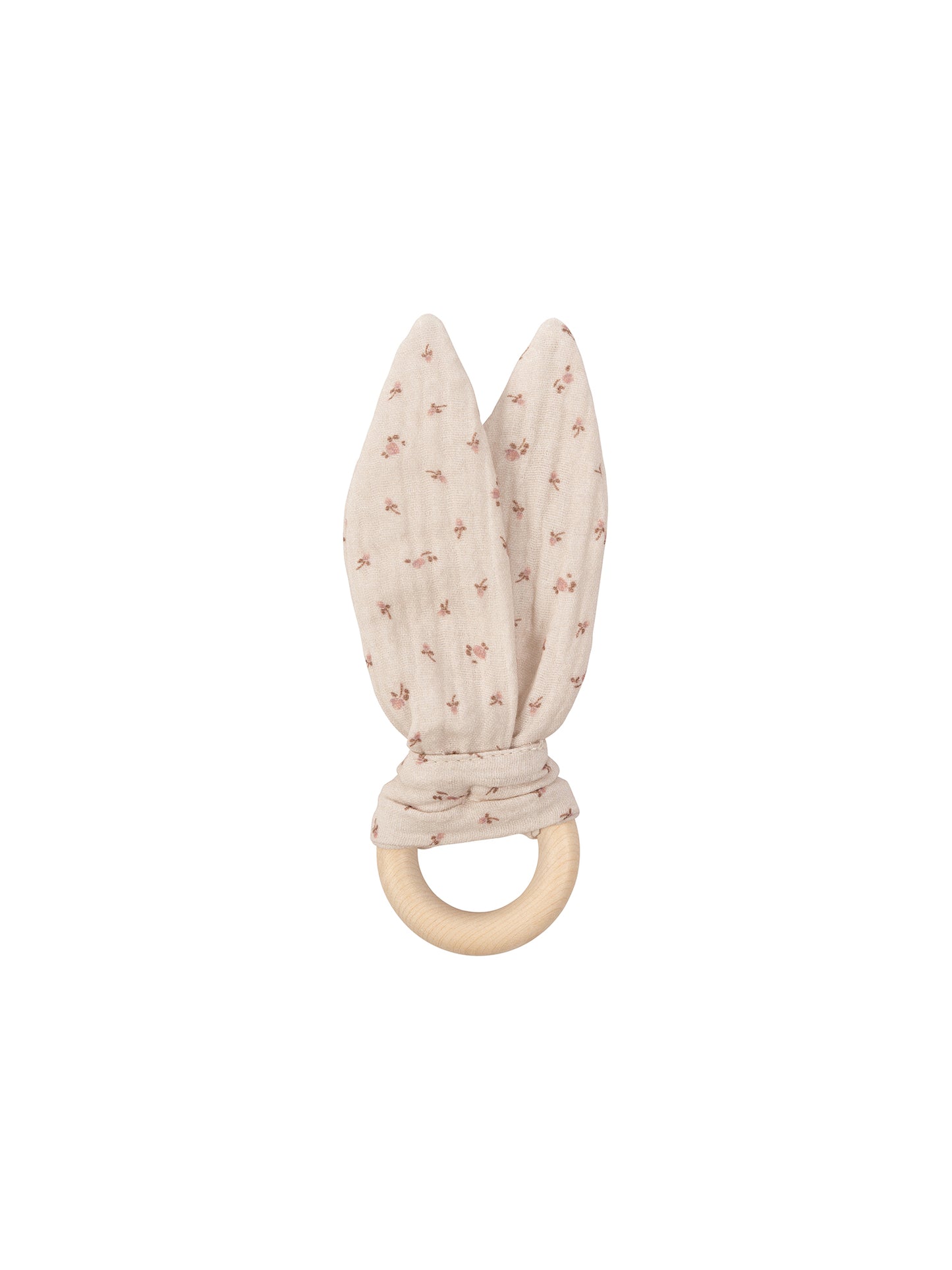 Muslin Ears With Wooden Ring (GOTS)