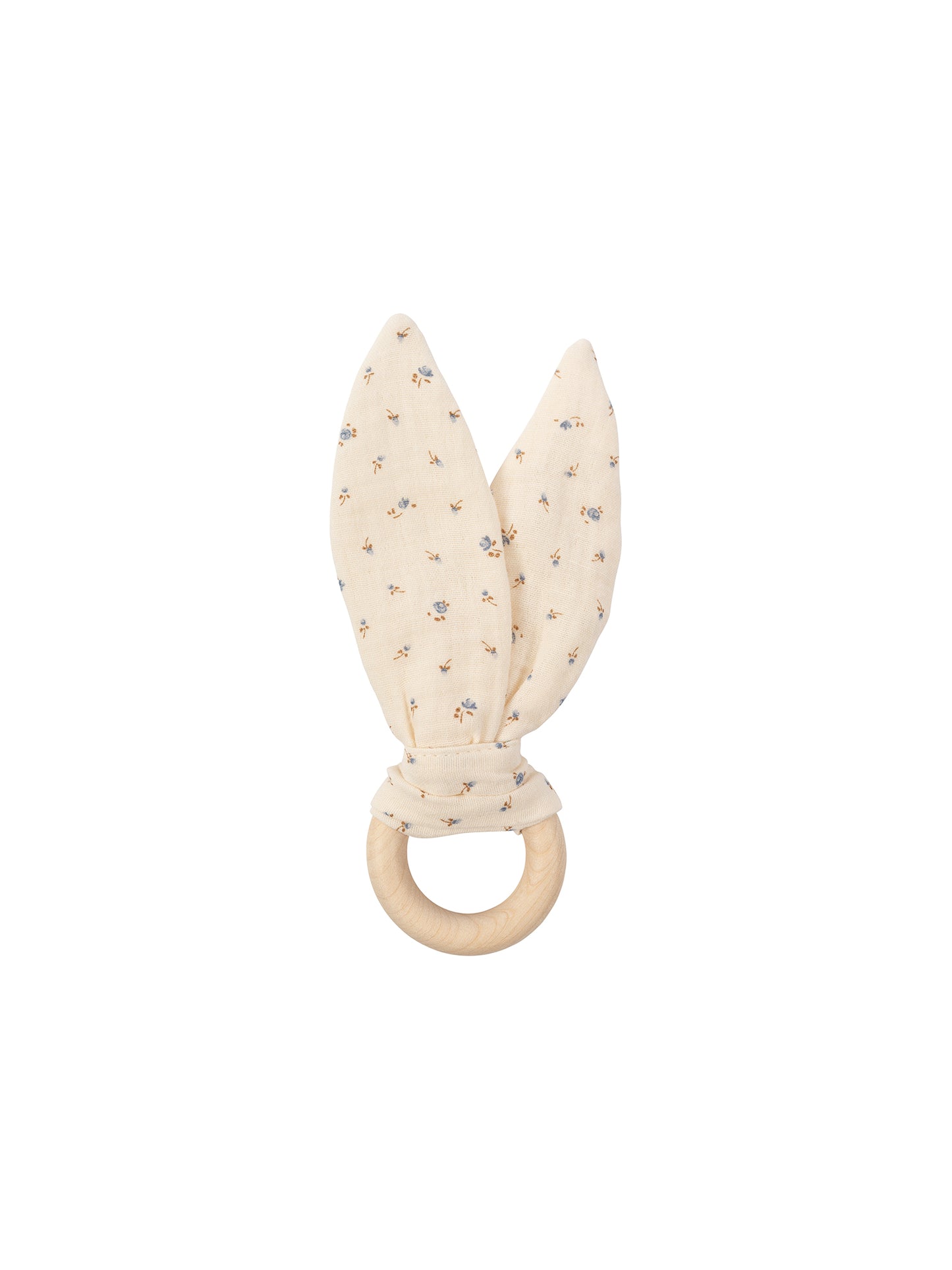 Muslin Ears With Wooden Ring (GOTS)
