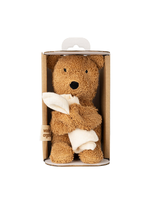 Muslin Comforter With Soft Toy - Teddy