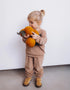 Orange‑Shaped Organic Cotton Rattle