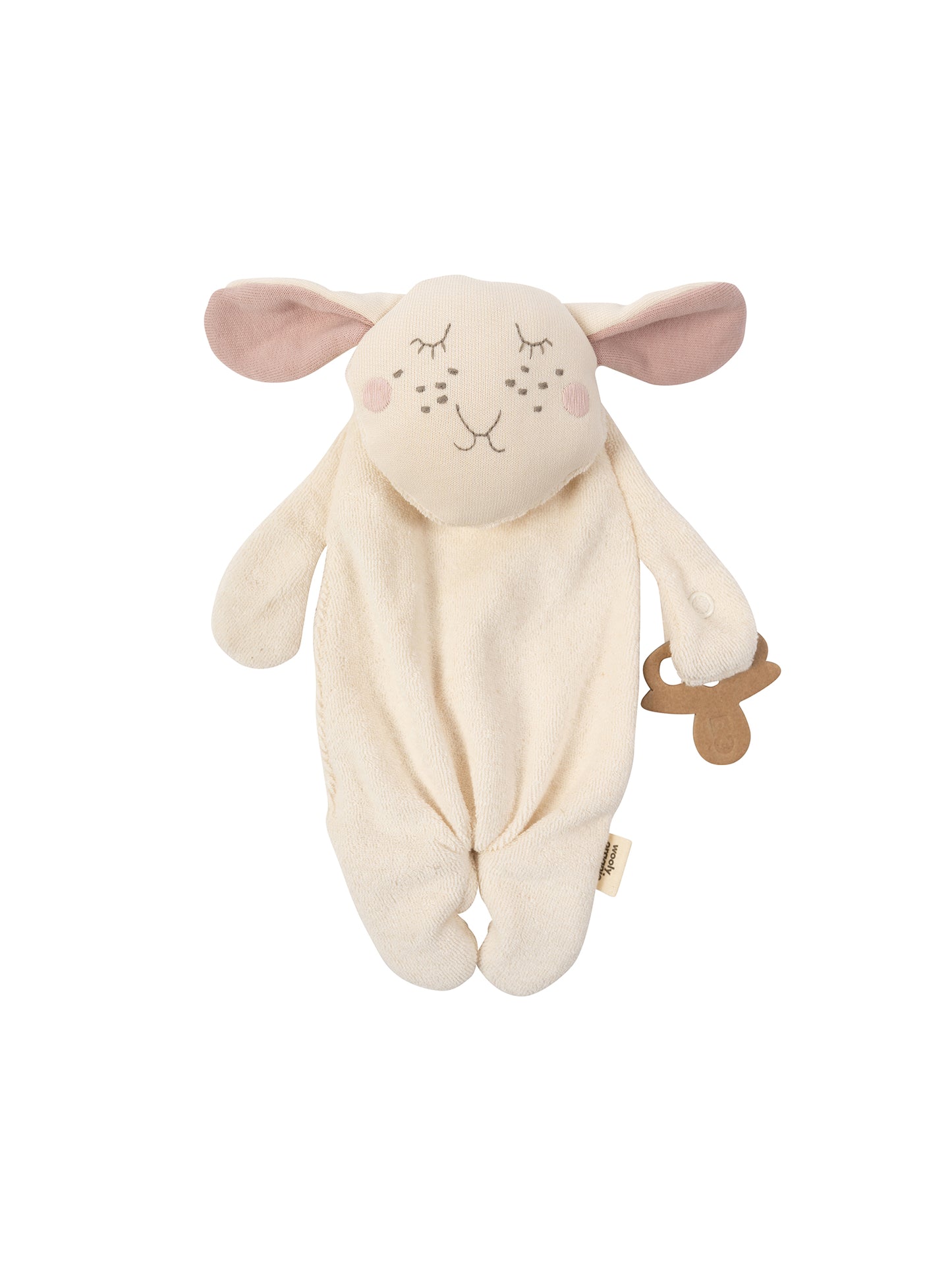 Comforter With Dummy Holder - Sheep