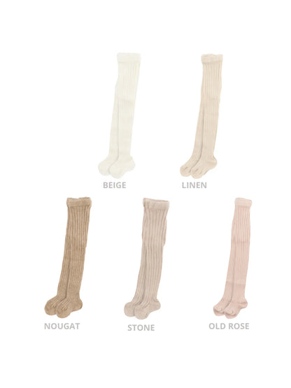 Basic Ribbed Baby Tights