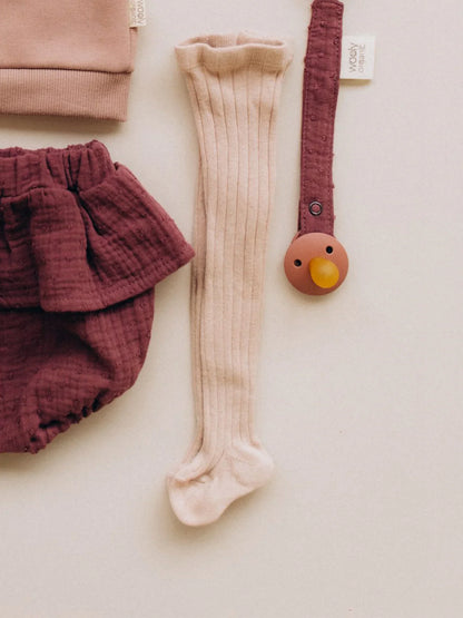 Basic Ribbed Baby Tights