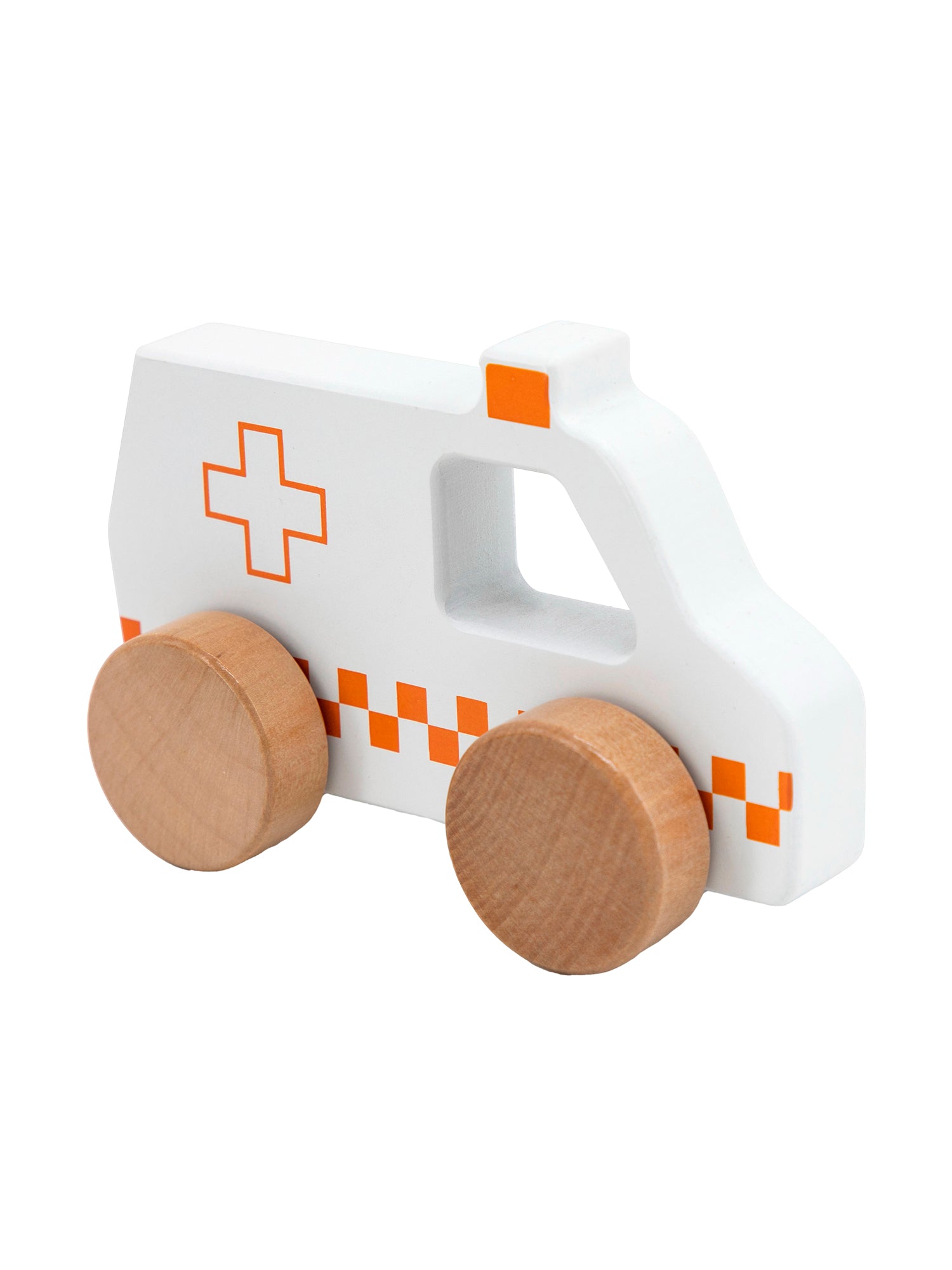 Wooden Ambulance Toy