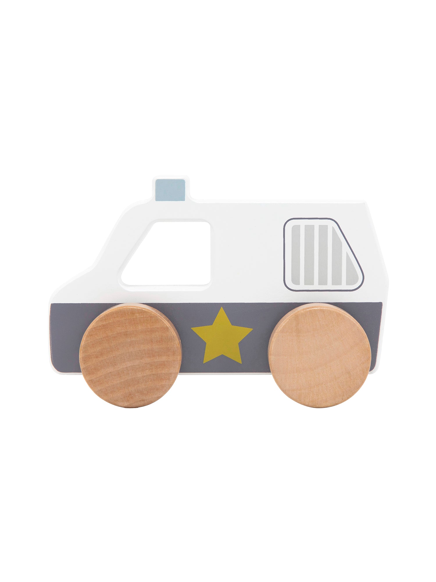 Wooden Police Car Toy