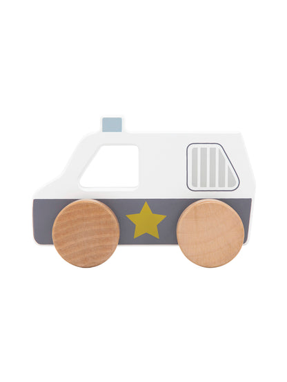 Wooden Police Car Toy