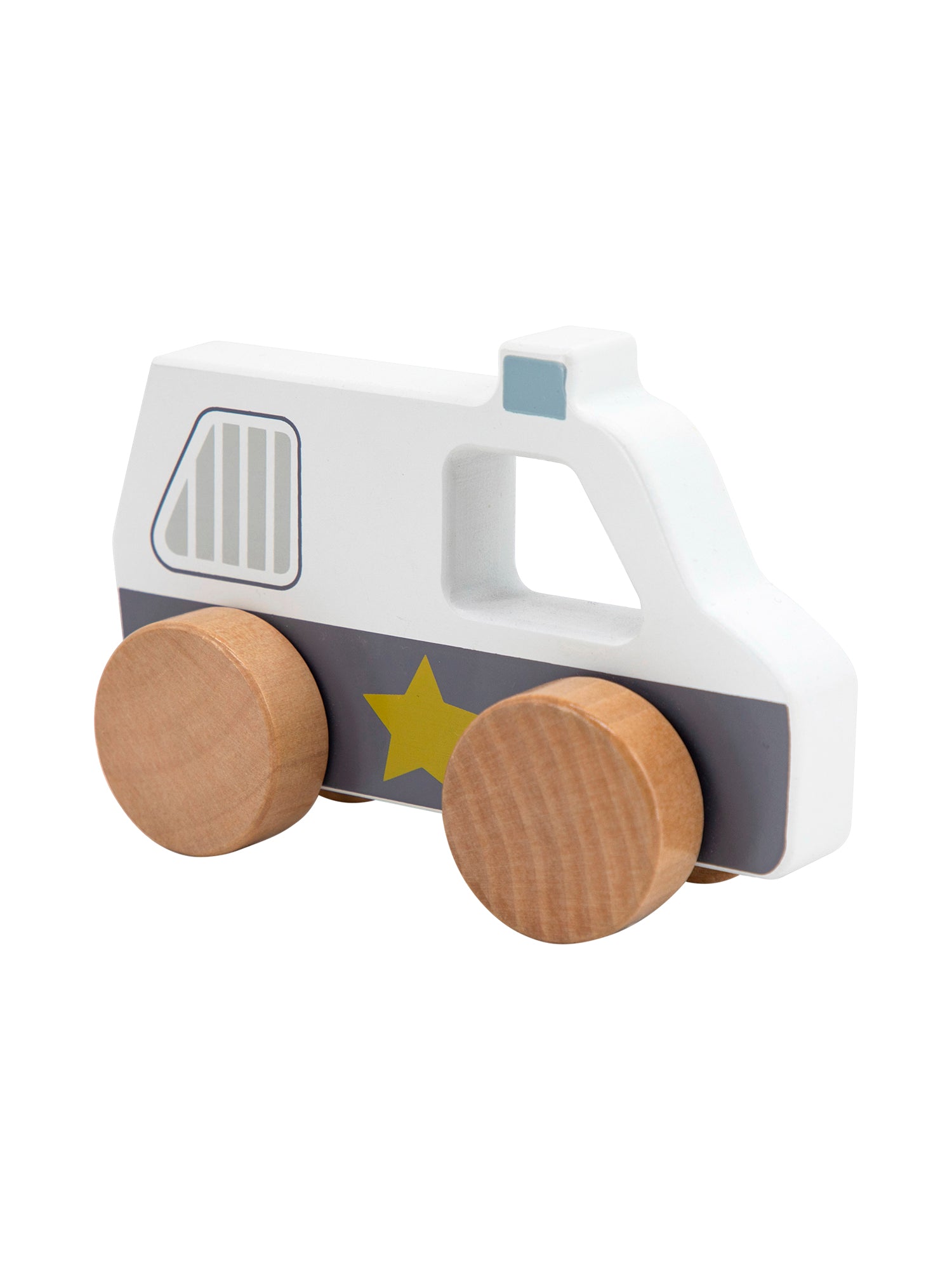 Wooden Police Car Toy