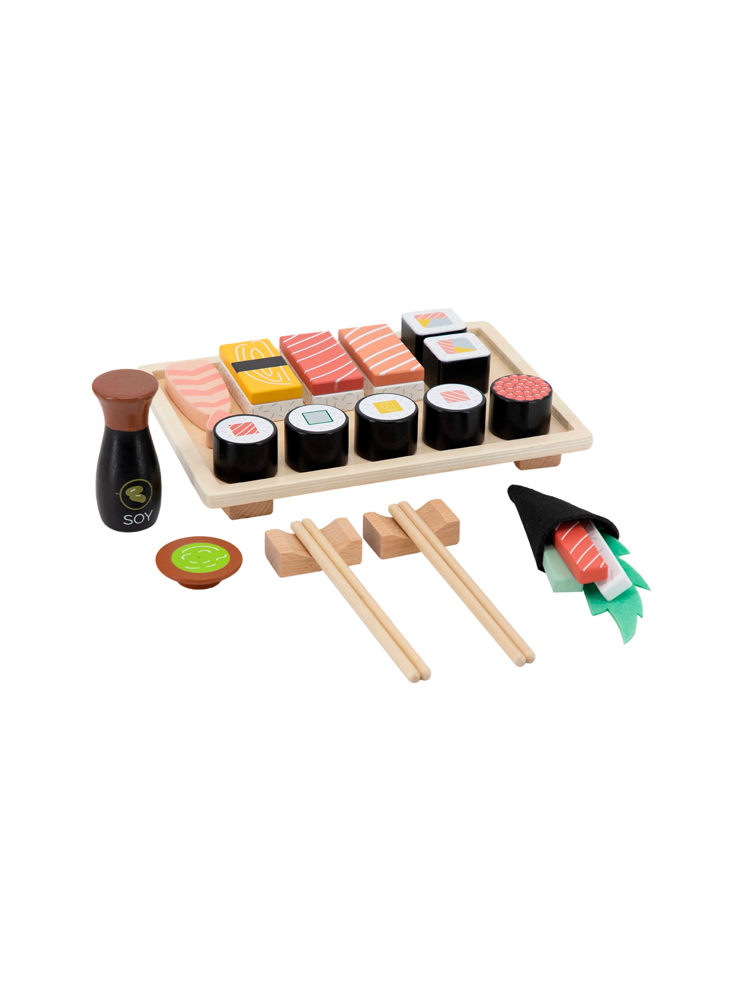 Wooden Sushi Set
