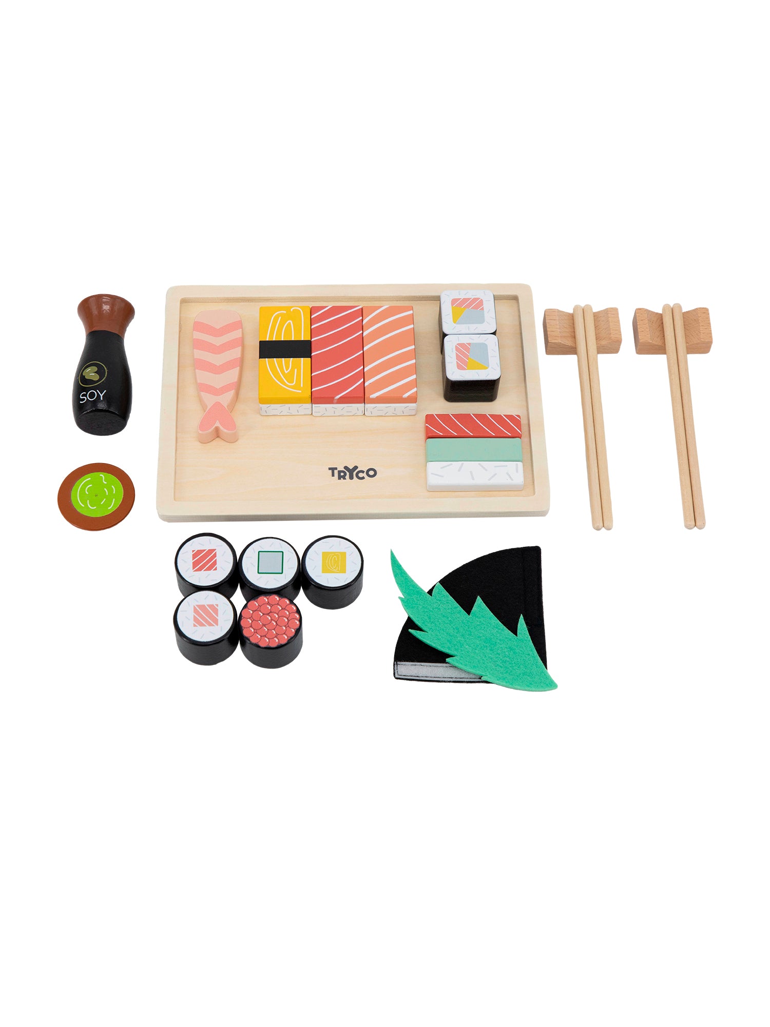 Wooden Sushi Set