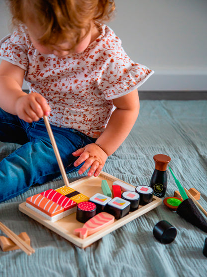 Wooden Sushi Set