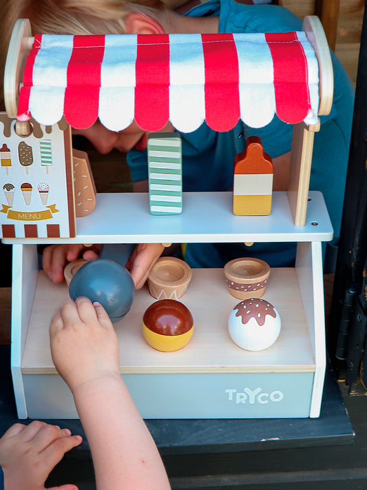 Wooden Ice Cream Shop