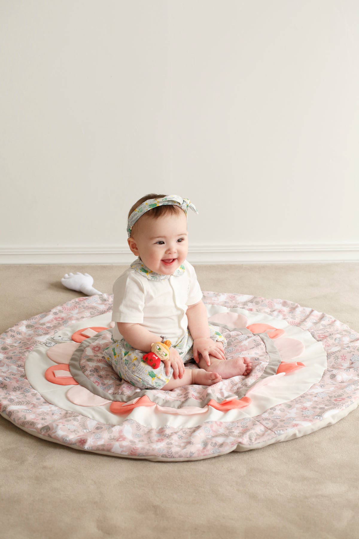 Moomin Baby Reversible Playmat Sunny Mat Round Scandinavian (Pink) product image 4