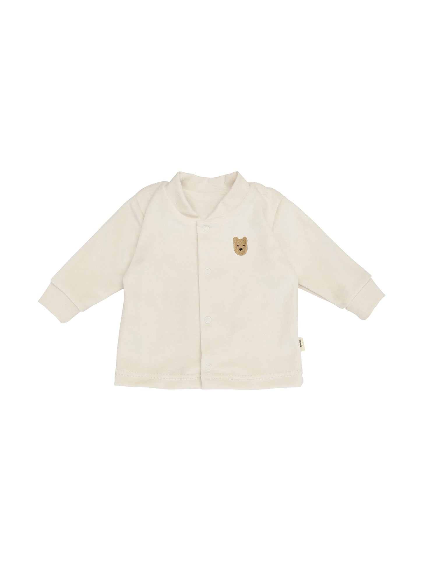 Velour Jacket With Embroidery (GOTS)
