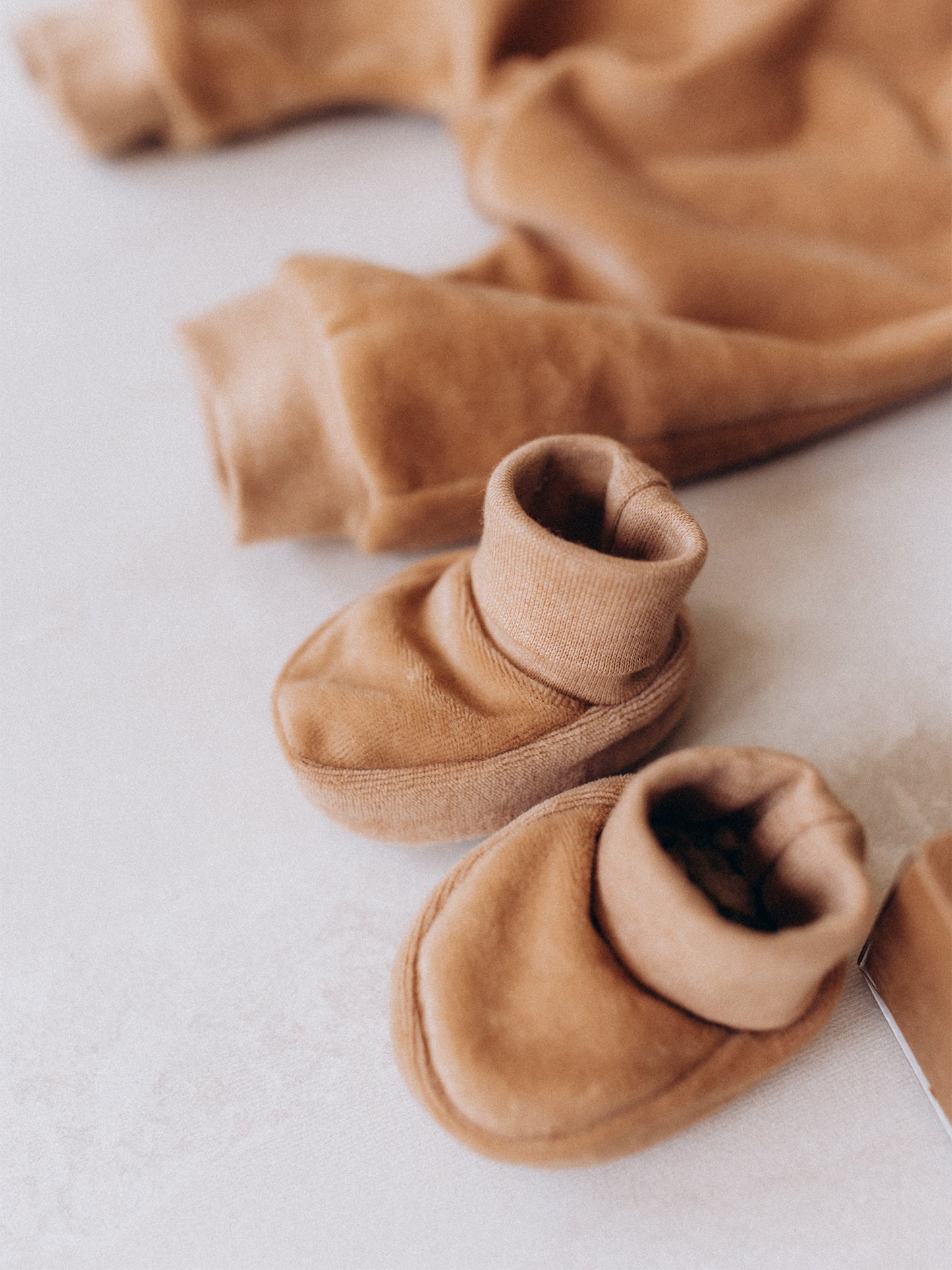 Velour Booties (GOTS)