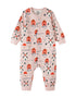 VAUVA Vauva FW23 - Baby Girl Nordic Print Cotton Long Sleeve Romper (Pink) Romper