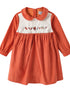 VAUVA Vauva FW23 - Baby Girls Doll Neck Embroidered Dress Dress