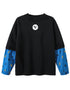 VAUVA Vauva FW23 - Boys Simple Color Block Sweatshirt (Black) Sweatshirt