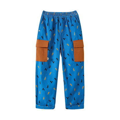 VAUVA Vauva FW23 - Boys Double Pocket Pants (Blue) Pants