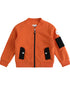 VAUVA Vauva FW23 - Boys Zip Long Sleeve Jacket (Orange/Black) Coat & Jacket
