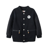 Vauva FW23 - Boys Sports Casual Jacket (Black) - My Little Korner