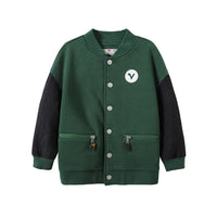 Vauva FW23 - Boys Sports Casual Jacket (Green)-product  image front