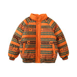 VAUVA Vauva FW23 - Boys' Ribbon Down Jacket (Orange)