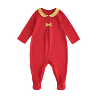Vauva FW23 - Baby Girls New Year Festival Bow Romper-product  image front