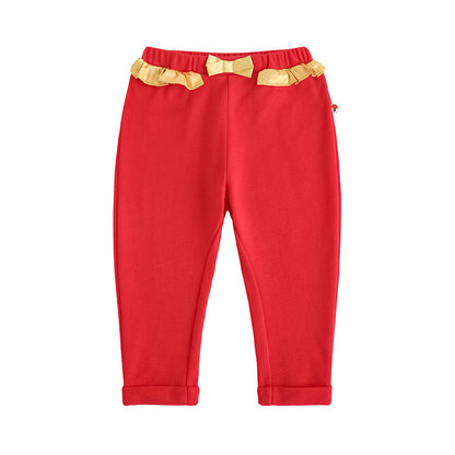 VAUVA Vauva FW23 - Baby Girls New Year Festival Cotton Pants Pants