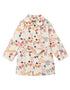 VAUVA Vauva FW23 - Girls Printed Waist Strapped Windbreaker Jacket (White) Coat & Jacket