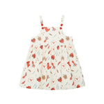 VAUVA Vauva FW23 - Girls Happy Farm Cotton Dress (White) Dress