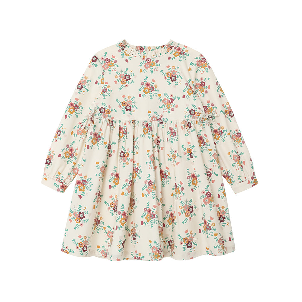 VAUVA Vauva FW23 - Girls White Floral Dress Dress