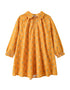 VAUVA Vauva FW23 - Girls Printed Puff Sleeve Dress (Yellow) Dress