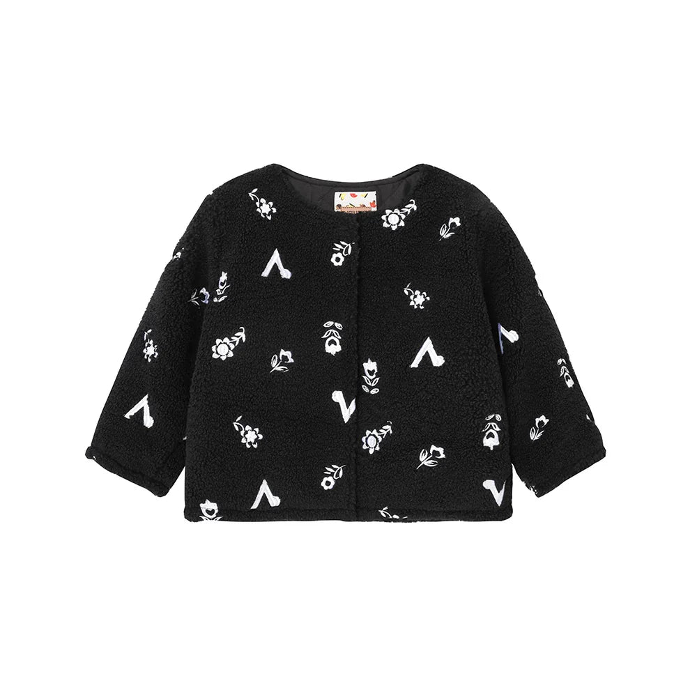 VAUVA Vauva FW23 - Girls Long Sleeve Reversible Coat (Black) Coat & Jacket