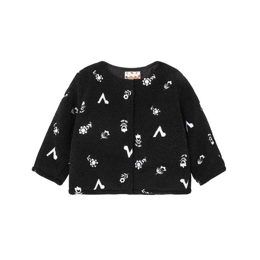 VAUVA Vauva FW23 - Girls Long Sleeve Reversible Coat (Black) Coat & Jacket