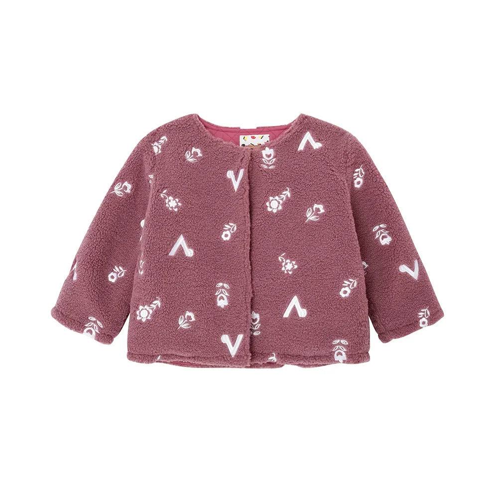 VAUVA Vauva FW23 - Girls Long Sleeve Reversible Coat (Pink) Coat & Jacket
