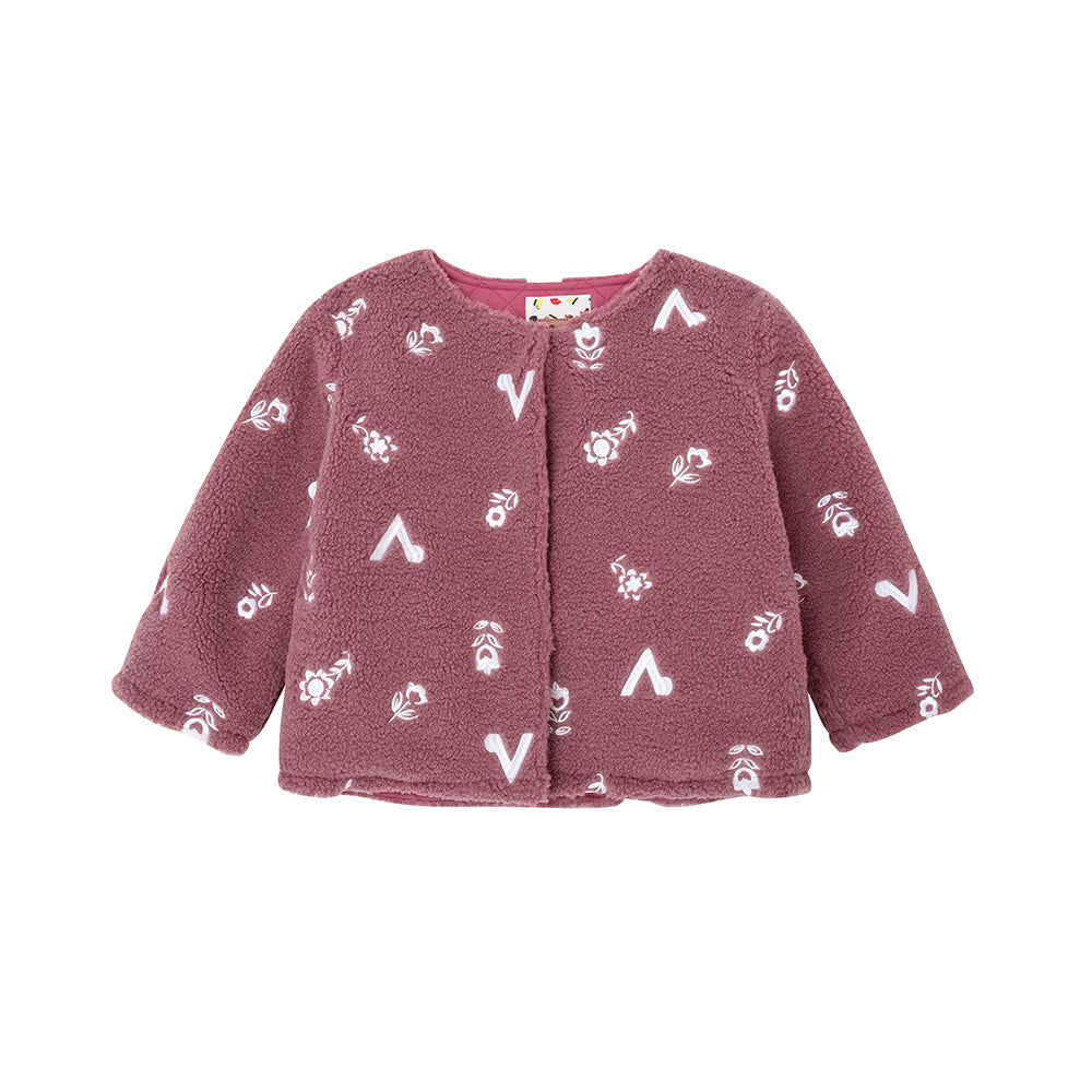 VAUVA Vauva FW23 - Girls Long Sleeve Reversible Coat (Pink) Coat &amp; Jacket