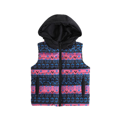 VAUVA Vauva FW23 - Girls Striped Vest (Black) Vest