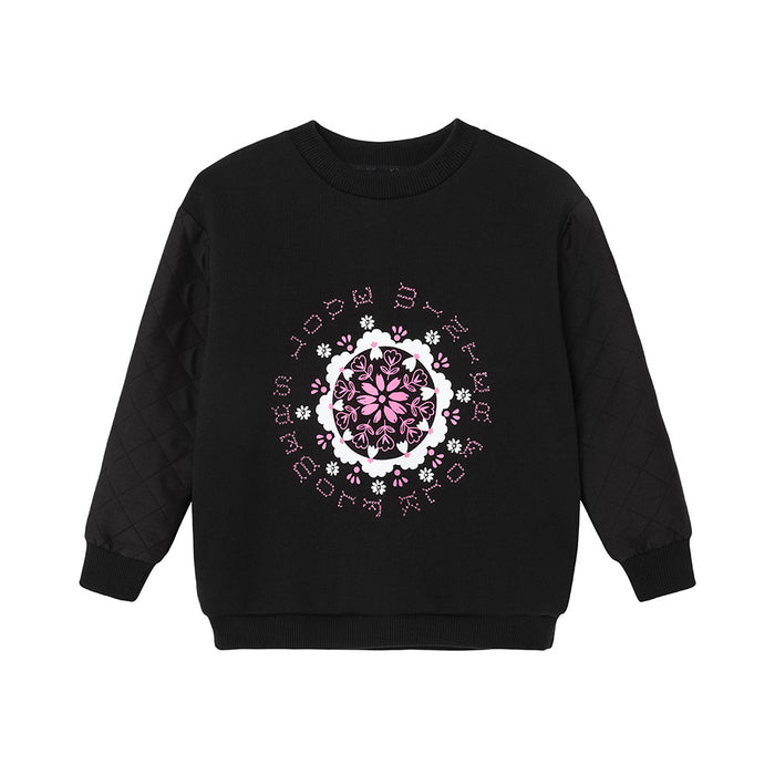 Vauva FW23 - Girls Organic Cotton Sweater (Black)