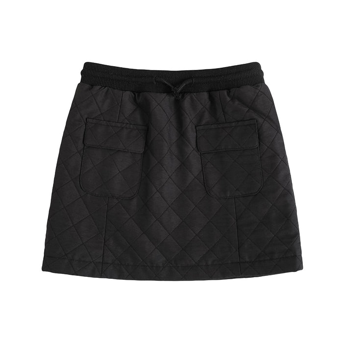 Vauva FW23 - Girls Double Pocket Skirt (Black)