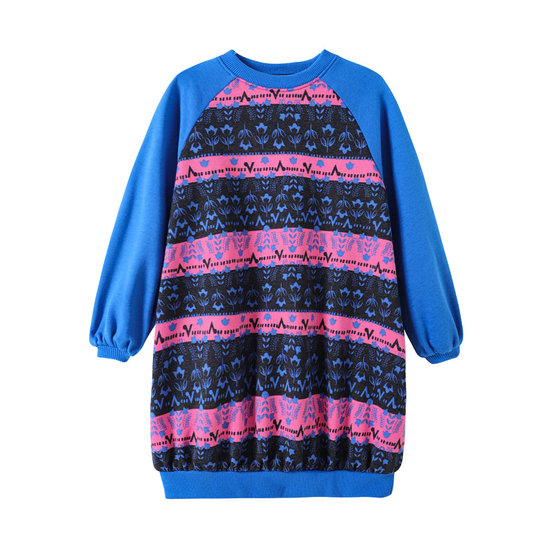 Vauva FW23 - Girls Organic Cotton Long Sweatshirt (Royal Blue) 150 cm