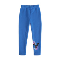 Vauva FW23 - Girls Printed Organic Cotton Pants (Blue) product image front