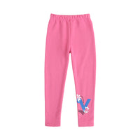 Vauva FW23 - Girls Printed Organic Cotton Pants (Rose Pink) 150 cm