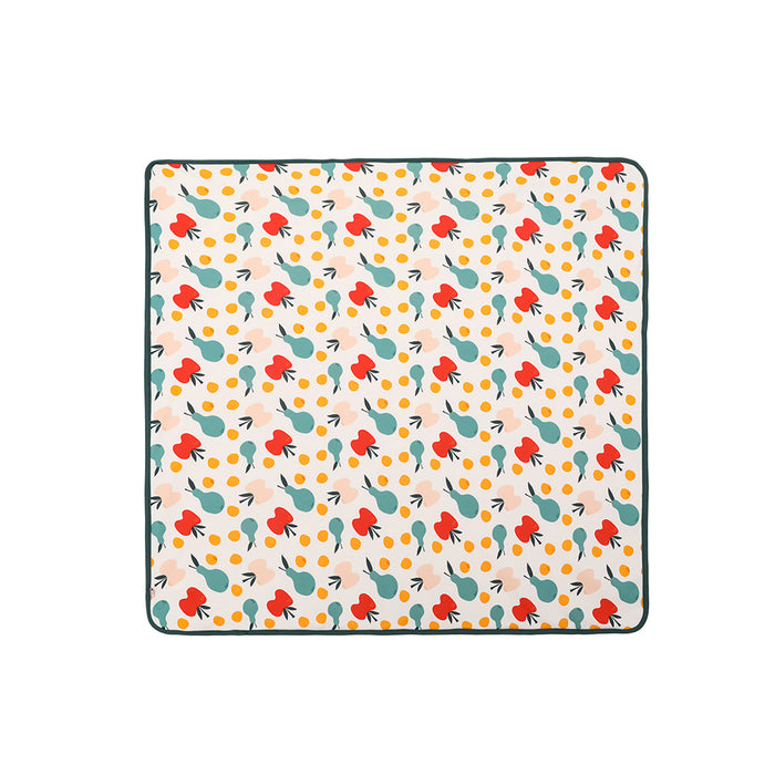 Vauva FW23 - Baby Unisex Fruit Print Cotton Blanket (Green)