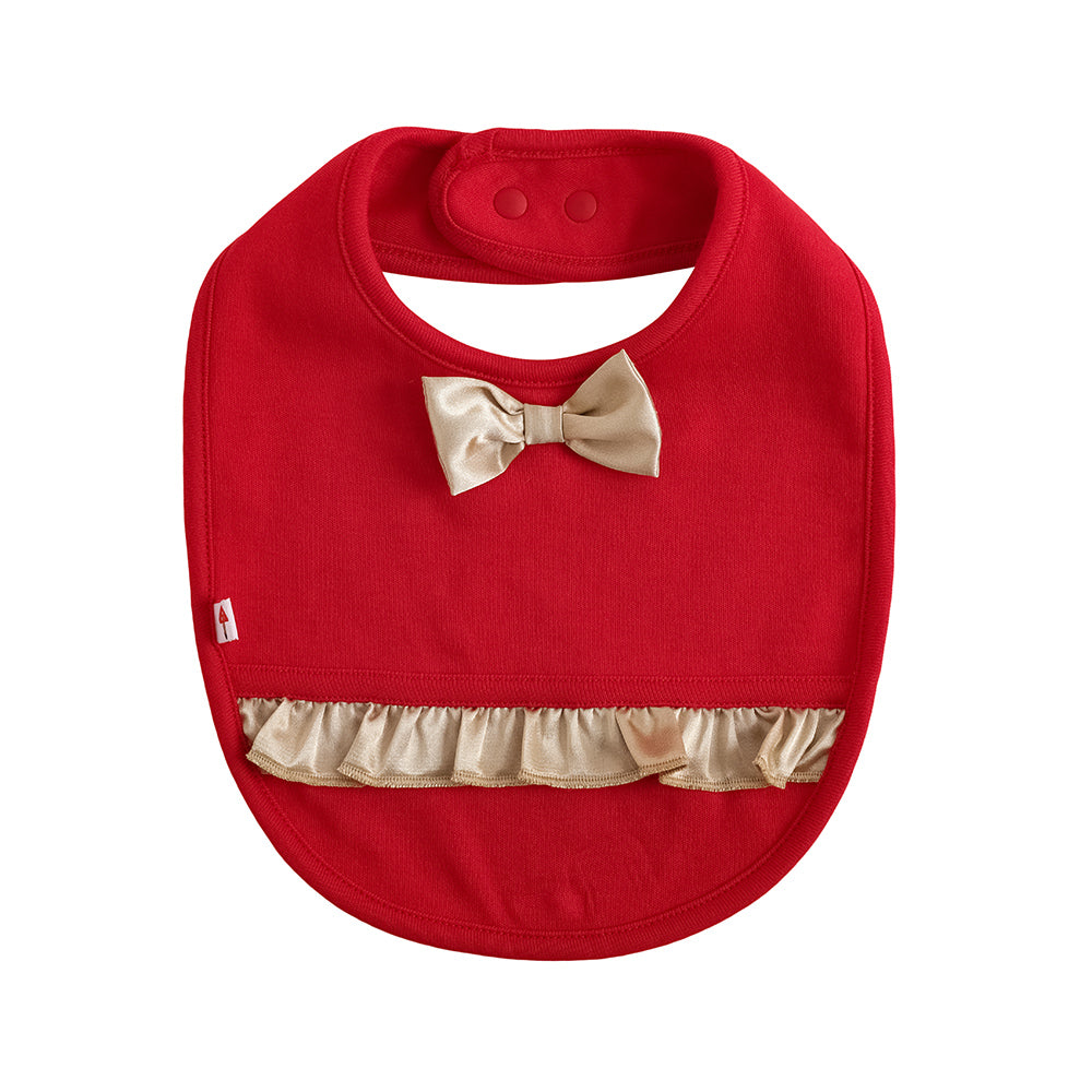 VAUVA Vauva FW23 - Baby Girls New Year Festival Cotton Bib Bib