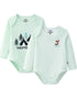 VAUVA Vauva BBNS - Baby Anti-bacterial Organic Cotton Bodysuits (2-pack Green/Strips) Bodysuit