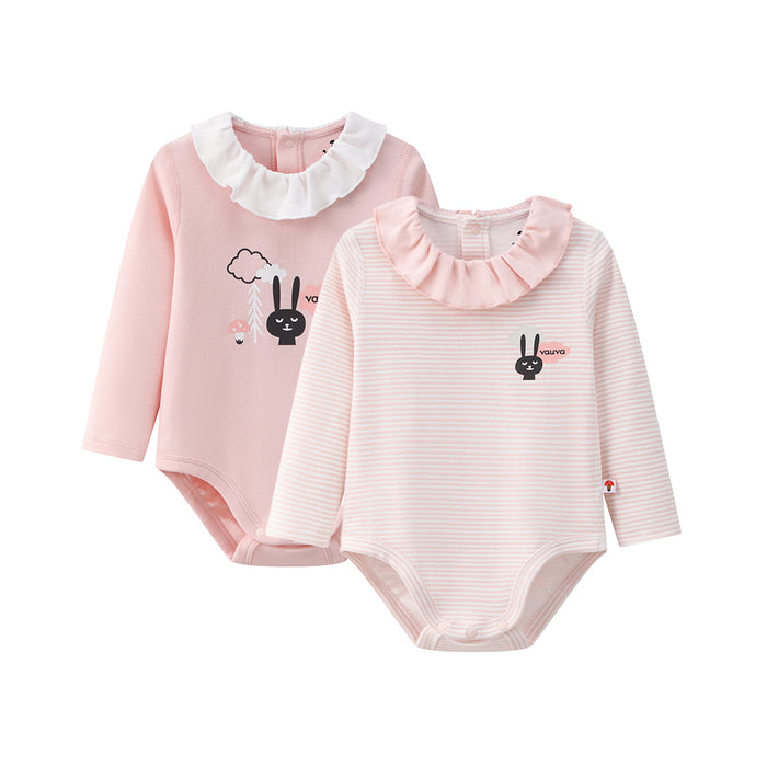 Vauva BBNS - Anti-bacterial Organic Cotton Bodysuits (2-pack) product image front